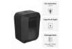 Immagine di Distruggidocumenti uso personale LX50 - P-4 - 17 L - taglio a frammenti 4x37 mm Fellowes Powershred®