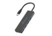 Immagine di Hub Type C USB 3.0 con 4 porte Media Range - nero MRCS508