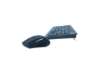 Immagine di Set tastiera e mouse wireless QWERTY Media Range layout inglese nero MROS104-UK