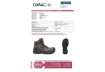 Immagine di Scarpe antinfortunistiche in pelle pull-up idrorepellente Greenland S3 SRC nero-marrone U-Power N° 3