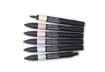 Immagine di Pennarelli Winsor&Newton Promarker doppia punta fine-larga - conf. 6 pz colori pastello assortiti -