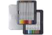 Immagine di Scatola in metallo 24 matite colorate - diametro mina 3,7 mm Winsor&Newton colori assortiti - 049001