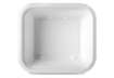 Immagine di Vaschetta bio-compostabile ecoCanny Take Away bianco 1/2 porzioni conf. 100 pz  - ECO-T12CA