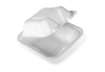 Immagine di Box hamburger bio-compostabili ecoCanny Take Away bianco 150x150x80 mm conf. 50 pz - ECO-HB06