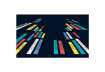 Immagine di Nastro laminato per etichettarice - nero/bianco Brother 12 mm x 8 mt TZE-231
