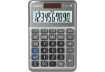Immagine di Calcolatrice da tavolo CASIO solare o batteria argento - display 10 cifre MS-100FM-WA-EP