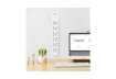 Immagine di Multipresa con interruttore 16A - cavo 1,5 m - bianco e grigio Aigostar a 6 vie P40 - 281816