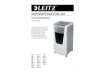 Immagine di Distruggidocumenti automatico Leitz IQ P4 Small Office AutoFeed 100 ff - 34 L - bianco - 80110000