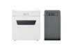 Immagine di Distruggidocumenti manuale Leitz IQ P4 Protect 6X - 10 L - bianco - 80900000