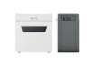 Immagine di Distruggidocumenti manuale Leitz IQ P4 Protect 6X - 10 L - bianco - 80900000