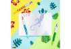 Immagine di Penna a sfera a scatto BIC 4 Colours Velours M 1 mm in conf. 12 fantasie assortite - 9672771