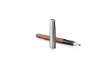Immagine di Penna roller Parker Sonnet Sand Blasted Metal CT punta F inchiostro nero Orange/Black - 2169230