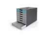 Immagine di Cassettiera Durable Idealbox Pro 7 cassetti 250x365xH.322 mm blu 7763-06
