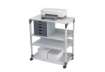 Immagine di Mobiletto multifunzione versatile Durable System 88 - 750x879x432 mm grigio - 3711-10