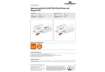 Immagine di Portanome Durable Click Fold 54x90 mm in PPL trasparente con magnete - 8215-19