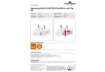 Immagine di Portanome Durable Click Fold 54x90 mm in PPL trasparente con clip - 8216-19