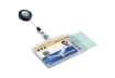 Immagine di Portabadge Durable chiuso con chiocciola yo-yo per 2 tessere 54x87 mm - conf. 10 pz - 8224-19