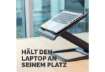 Immagine di Supporto per laptop Fellowes Hana™ ergonomico 10,2 x 34,2 x 39,6 cm nero 100016994