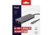 Immagine di Adattatore multiporta Trust USB-C 6in1 in alluminio argento - 24968