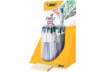 Immagine di Espositore 20 penne a sfera a scatto Bic 4 Colours Shine 902128