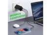 Immagine di Caricatore da parete SBS GaN 1xType-C 100W Ultra Fast PD + 1x Type-C 65W Ultra Fast PD + 1xUSB AFC 3