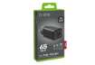Immagine di Caricatore da parete SBS GaN 65W 1xType C PD 65W+ 1xUSB AFC 18W  - GaN. Split 45W +18W - nero - TETR