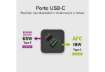 Immagine di Caricatore da parete SBS GaN 65W 1xType C PD 65W+ 1xUSB AFC 18W  - GaN. Split 45W +18W - nero - TETR