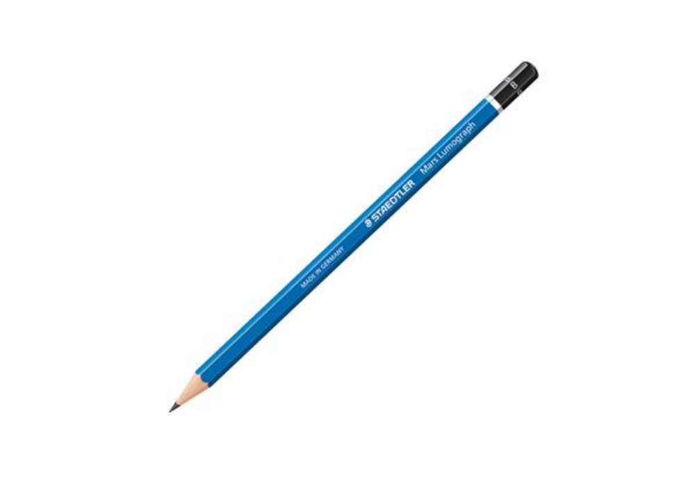 Immagine di Matita di grafite Mars Lumograph 100 - gradazione B - Staedtler