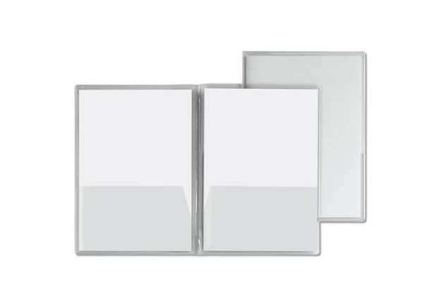 Immagine di Cartelline con tasche Capri 69/T2 - PVC - 21 x 29,7 cm - cristallo - Sei Rota - conf. 5 pezzi