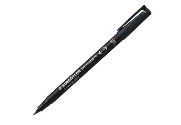 Immagine di Pennarello Lumocolor Permanent 313 - punta 0,4 mm - nero - Staedtler