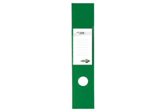Immagine di Copridorso CDR - PVC autoadesivo - verde - 7 x 34,5 cm - Sei Rota - conf. 10 pezzi