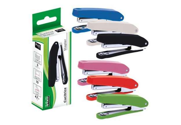 Immagine di Cucitrice a pinza Plus 10 - colori assortiti - Lebez