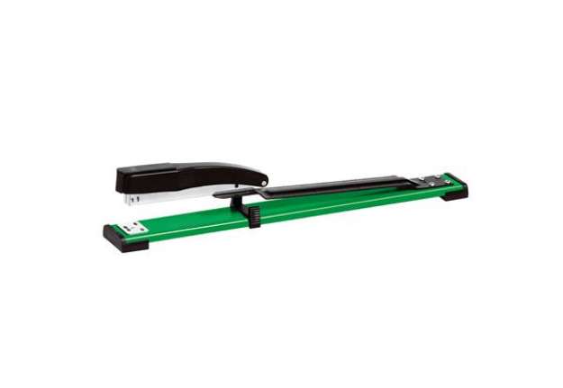 Immagine di Cucitrice a braccio lungo - 40 x 5 x 6,5 cm - verde - Lebez