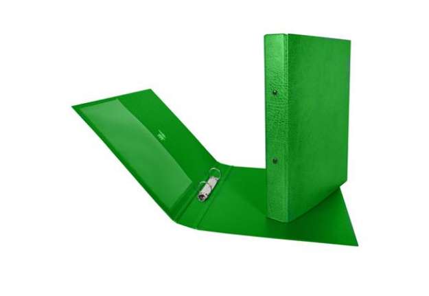 Immagine di Raccoglitore Stelvio - 2 anelli tondi 25 mm - dorso 3 cm - 22 x 30 cm - verde - Sei Rota
