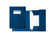 Immagine di Cartella 3 lembi con elastico F - 25 x 35 cm - dorso 3 cm - Colpan - blu - Sei Rota