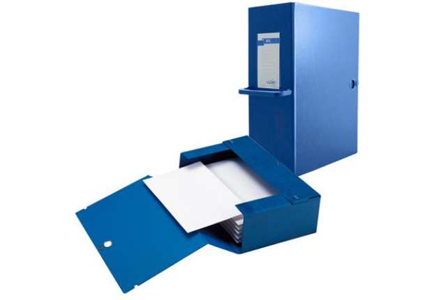 Immagine di Scatola archivio Big 200 - con maniglia - dorso 20 cm - 25 x 35 cm - blu - Sei Rota
