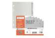 Immagine di Separatore alfabetico A/Z Record R - PP - 15x21 cm - A5 - grigio - Sei Rota