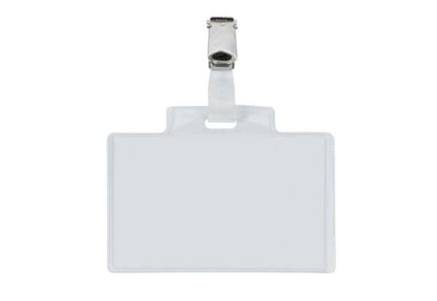 Immagine di Portanome Pass 3 E - clip in metallo - 9,5 x 6 cm - Sei Rota - conf. 100 pezzi