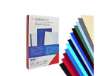 Immagine di Copertine LeatherGrain - A4 - 250 gr - blu scuro - GBC - conf. 100 pezzi