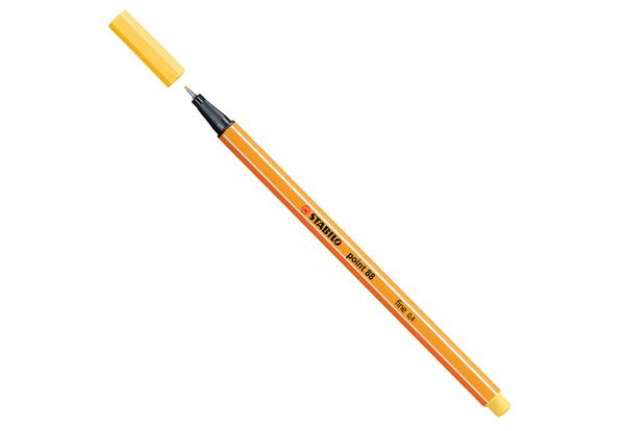 Immagine di Fineliner Point 88 - tratto 0,4 mm - giallo 44 - Stabilo