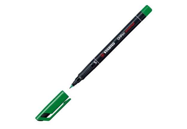 Immagine di Pennarello OHPen universal permanente 841  - punta superfine 0,4 mm - verde - Stabilo