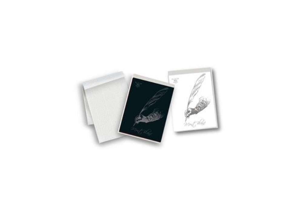 Immagine di Blocco Montblanc - A5 - 60 gr - 70 fogli - bianco - Pigna