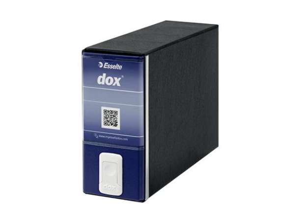 Immagine di Registratore Dox 3 -  dorso 8 cm - memorandum 23 x 18 cm - blu - Esselte Dox
