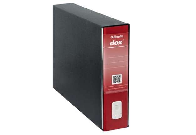 Immagine di Registratore Dox 10 - dorso 8 cm - 46 x 31,5 cm - rosso - Esselte Dox