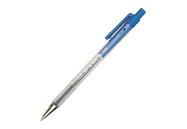 Immagine di Penna a sfera a scatto BP S Matic - punta fine 0,7 mm - blu - Pilot