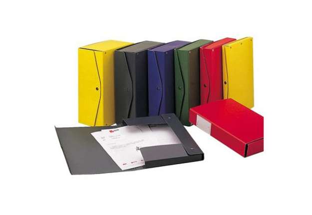 Immagine di Scatola archivio Project - dorso 8 cm - 25 x 35 cm - verde - Esselte