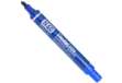 Immagine di Marcatore permanente N60 - punta scalpello - blu - Pentel