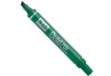 Immagine di Marcatore permanente N60 - punta scalpello - verde - Pentel