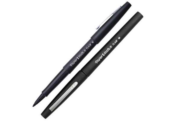 Immagine di Pennarello Flair Nylon punta feltro - punta 1,10mm - nero - Papermate