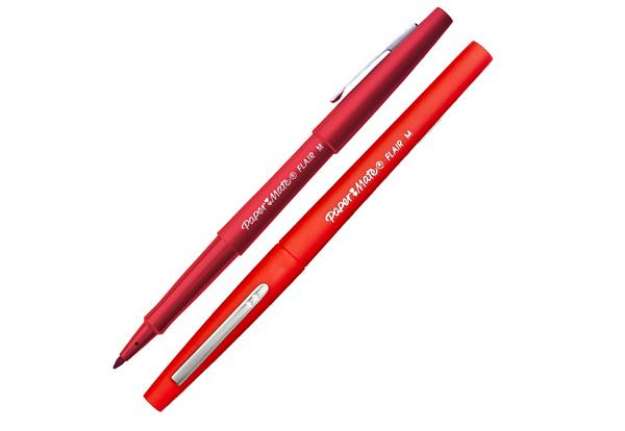Immagine di Pennarello Flair Nylon punta feltro - punta 1,10mm - rosso - Papermate